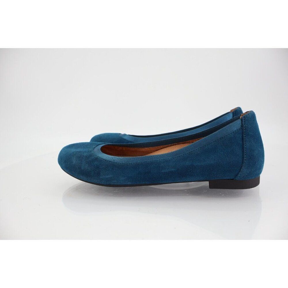 Vionic Anita Womens Ballet Flats Blue Suede Comfort Shoes Size 5 Orthotic - Picture 5 of 13